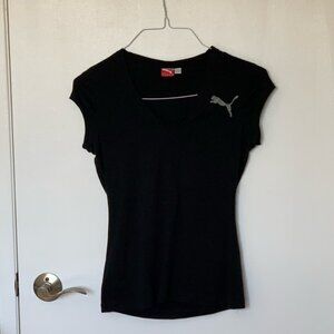 Puma t shirt black with logo